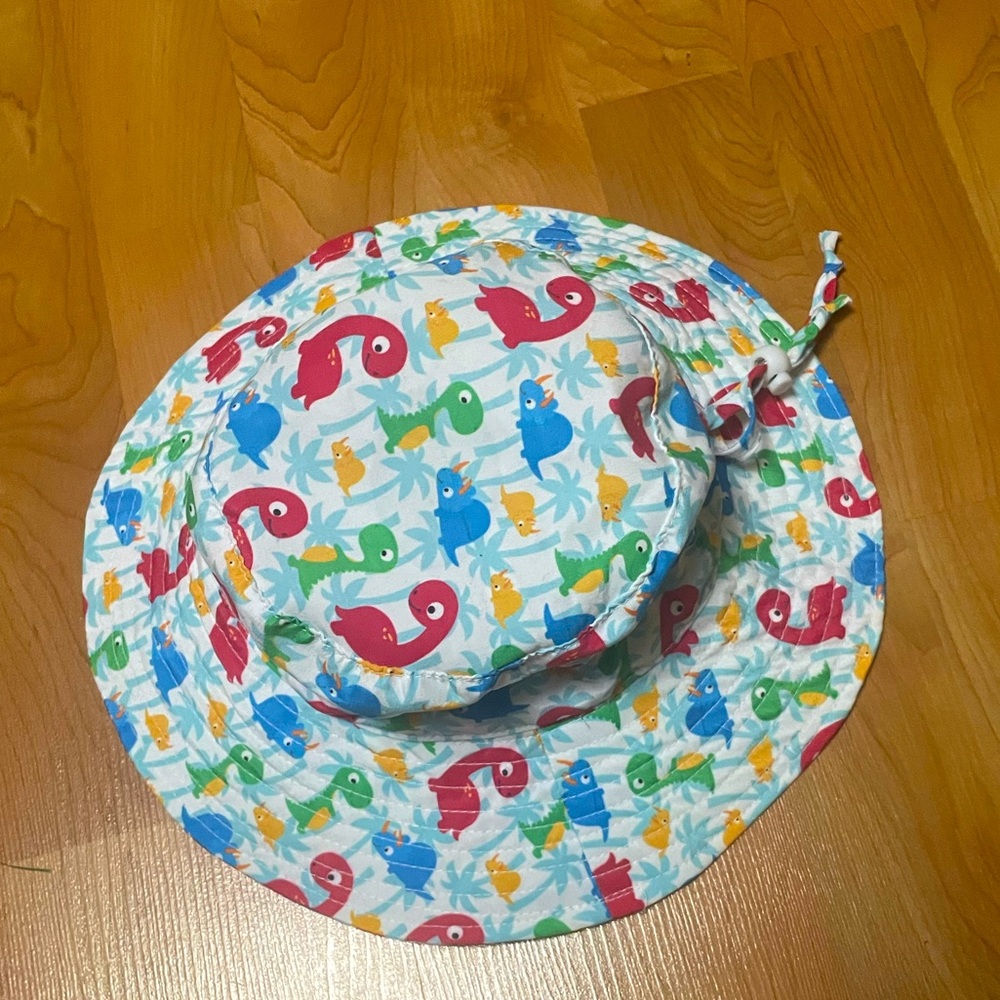 Toddler Bucket Sun Hat Dinosaurs Adjustable